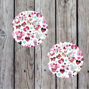 Disney valentine 20oz tumbler free matching car coasters